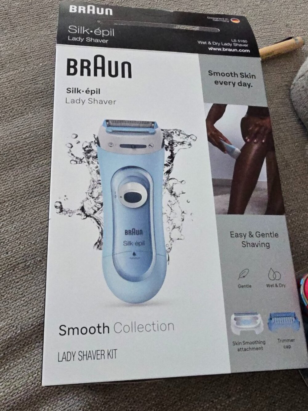 Braun Silk-epil 5-160 Women's Shaver: Electric, Foil,1 Speed, For All Hair Types